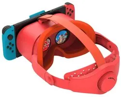 VR-bril geschikt voor Nintendo Switch/Switch OLED - met verstelbare HD-lenzen - 3D VR (Virtuele Realiteit) - Headset Games Accessoire Set - Switch VR Labo-bril Bril - Rood