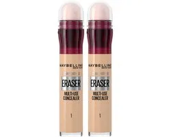 Maybelline New York - Instant Anti Age Eraser 01 Light - Atténue visiblement les cernes - 2x 6,8 ml