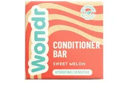 WONDR Conditioner bar - Sweet Melon - Cuir chevelu sensible - Tous types de cheveux - Doux et brillants - Soin intensif - Sans sulfate - 55g