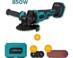 Instava meuleuse d'angle 850 W, sans batterie, 125 mm