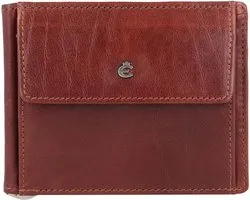Esquire Toscana portemonnee leer 12 cm - Heren - Horizontaal - coffee