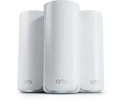 NETGEAR Orbi RBE773 - Mesh WiFi - WiFi Versterker - WiFi 7 - 11000 Mbps - Tri-Band - 3-Pack