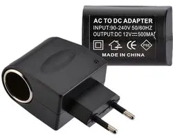 Sigarettenaansteker naar stopcontact - auto contraplug 230V naar 12V 6W