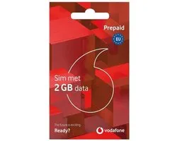 Carte SIM Vodafone Vodafone Prepaid avec 2 Go de données UE