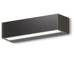 Calex Modena Applique murale - Downlight - Extérieur & Intérieur - LED intégrée - Lumière blanc chaud - 26cm - Étanche - Zwart