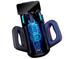 Leten Thrusting Pro King Masturbator - Automatische Masturbator - Super Krachtige Masturbator Met Telefoonhouder - Masturbator Met Telescopische Stuwfunctie - Handsfree Masturbator