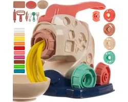 Playos® - Pasta Machine Argile - avec 10 couleurs d'argile - y compris Accessoires de vêtements pour bébé - Argile Playset - Jouets - Jouets sensoriels - Jouets créatifs