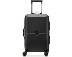 DELSEY PARIS Valise Turenne 2.0 4 Double Rolls Cabin Trolley 55 Black Noir