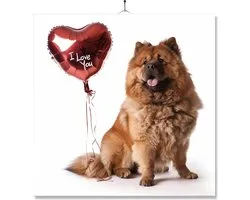 Carrelage Avec Impression | Cadeau | toilettes | Toilettes | je t'aime | Chow Chow