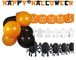 BOLAND BV - Kit décoration Halloween - Décoration > Guirlandes et drapeaux et décorations suspendues