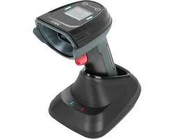 Barcode Scanner Display - Geschikt voor Windows, Smartphone - Bluetooth - Draadloos - Met Slim Laadstation - Houder - Handscanner voor 1D Barcodes & 2D QR Codes - Plug & Play - Staza