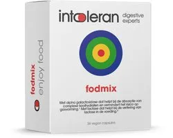 Intoleran Quatrase Forte (10.000) Enzymes Digestives - 36 capsules | Mélange d'enzymes fortement dosé pour les FODMAPs | Facilite la digestion du lactose et des glucides complexes*