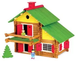 JEUJURA Mon Chalet En Bois- 175 Pieces
