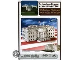 Bouwplaat Witte huis in Washington