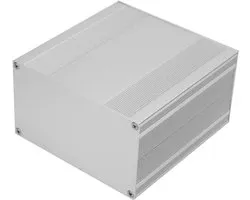Aluminum enclosure silver DIY electronic printing project PCB instrument cabinet enclosure for heat dissipation of - ShopVlot
