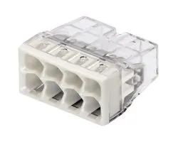 WAGO lasklem 2273-208 | transparant | 8-voudig | 1.0 - 2.5 mm² | 10 stuks