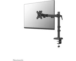 Neomounts NERO DS60-600BL1 Monitorarm 1 scherm - 10-32" - 0-8 kg - Quick-fix - 180°-stop - 100% plasticvrije verpakking - zwart