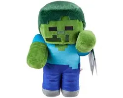 Mattel Minecraft - Zombie 23 cm Pluche knuffel - Multicolours