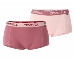 O'Neill dames boxershorts 2-pack - mesa rose - maat M