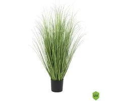 Kunstgras Plant UV | 70 cm – Deluxe Siergras in Pot – Compact & Extra Vol – UV Bestendige kunstplant – Onderhoudsvrij kunst grasplant – Binnen & Buiten Kunstplant