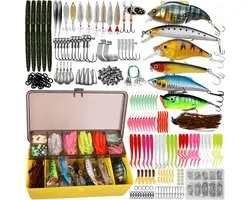 Bovista Visspullen - Viskoffer - Tacklebox - Kunstaas - Vis Accessoires - Hengelsport - Spullen - Roofvis - Karper - Snoek - 360 delig