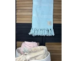 Arrows & Feathers - Hamam handdoek Nova Blauw