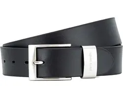 PIERRE CARDIN leren heren riem - zwart