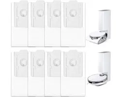 8 sacs à poussière VCA-RDB95 de remplacement pour SAMSUNG Jet Bot AI+ / Jet Bot+/Jet Bot Combo AI Station d'aspirateur - Pièces d'accessoires pour sacs à poussière Jet Bot