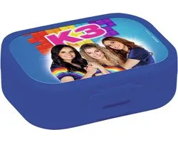Studio 100 K3 vershouddoos - donkerblauwe brooddoos - met Hanne, Marthe en Julia