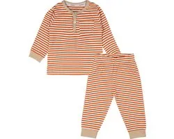 Pyjama unisexe KUUK'n rayé coucher de soleil, 62/ 68