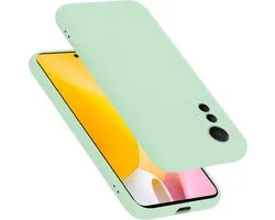 Cadorabo Cover compatible avec Xiaomi 12 LITE en LIQUID LIGHT GREEN - Housse de protection en silicone TPU souple