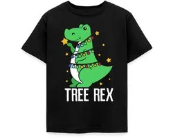 Dinosaur Kerstmis Tree Rex Cadeaus Voor Kinderen T-Shirt Kinderen