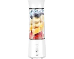 Blender - Mini Blender - Smoothie Maker - Mini Blender rechargeable par USB - Blender portable pour milkshakes, smoothies et jus - Grijs