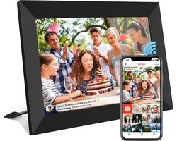 Cadre Photo Numérique Caryota - Application Frameo - Écran HD 10.1 Pouces - Photo & Vidéo - Écran Tactile - Wifi