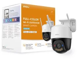 Imou Cruiser SC 4K - Beveiligingscamera voor Buiten – 4K Ultra HD (8MP) – 360° Pan & Tilt – Slimme Persoonsdetectie & Tracking – Kleur Nachtzicht – Sirene & Waarschuwingslicht – Wi-Fi 6 & PoE