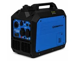 Générateur onduleur EBERTH 3500 Watt, silencieux, groupe électrogène de secours avec moteur à essence, 4 temps, générateur de courant avec 2x 230 V Schuko, 12 V et connexion USB, technologie onduleur à onde sinusoïdale pure, mode ECO