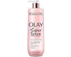 Olay Super Serum Hand & Body Lotion for Dry Skin | Serumcomplex +5 ingrediënten voor Stralende, en Stevige Huid, 547ml