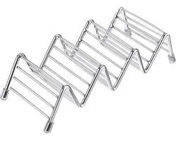 ValkonLine Taco Holder - Support à tacos allant au four - Support à tacos en acier - Support à tacos et tortillas 3/4 pièces - Support à fajita