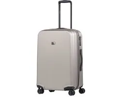 Pack Easy Genius 4 wielen Trolley M 66 cm - Harde bagage - TSA slot - taupe