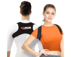 NAZROM® Postuur Corrector - Houding & Rug Corrector Voor Onmiddellijk Houding Correctie - Verstelbare En Comfortabele Rugbrace