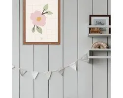 Kinderkamer poster met abstracte bloem - Organic Bloom | Babykamer | kinderkamer decoratie | Poster met Retro bloem | Wanddecoratie | 30x40 cm