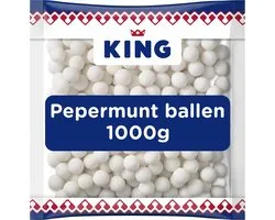 King - Pepermunt Ballen - 1kg