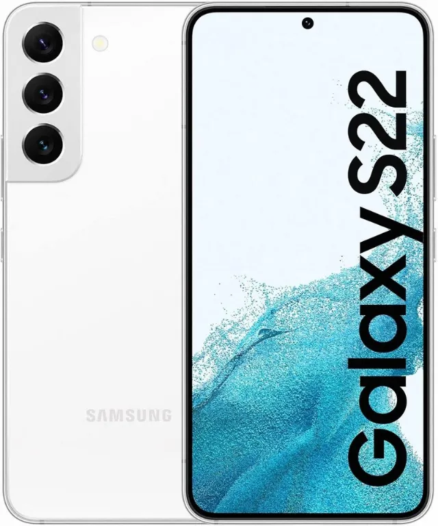 SAMSUNG GALAXY S22 Normal Blanc 128Go 5G Téléphone Débloqué Opérateur RAM 8 Go