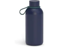 EKOBO Thermofles RVS Drinkfles 350 ml - blauw - Dubbelwandig Isotherm