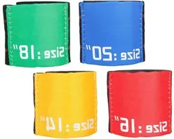 UPKOCH 4Pcs Cymbal Mute Band Elastic Damper for Drumming Suitable for Becken Noise Reduction to Durable Lightweight for Drummers