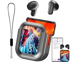 SnelShoppen - NE20 AI Vertaal Koptelefoon - Bluetooth 5.4 Draadloze Oordopjes met LED Display - 140 Taal Vertaling - Waterproof Noise Cancelling Hoofd