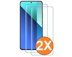 Screenprotector geschikt voor Xiaomi Redmi Note 13 4G / 5G - gehard Glas Tempered Glass - 2 Stuks