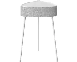 Fontastic 255205 Conception de table d'enceintes sans fil - Bluetooth 5.0 - Wit/ Beige