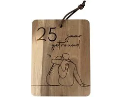 25 jaar getrouwd - 25 jaar getrouwd versiering - 25 jaar getrouwd cadeau - 25 jaar huwelijk - Zilveren huwelijk - 25 jaar huwelijk cadeau - Trouwdag - Trouwdag cadeau - Huwelijkscadeau - Trouwdag jubileum - Jubileum huwelijk