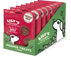 Lily's Kitchen - Hondensnacks - The Best Ever Beef Mini Burgers Rund - 8 x 70 g